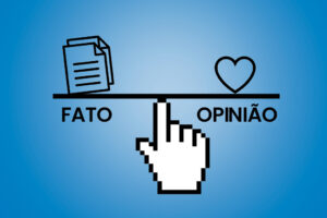opinião x fato