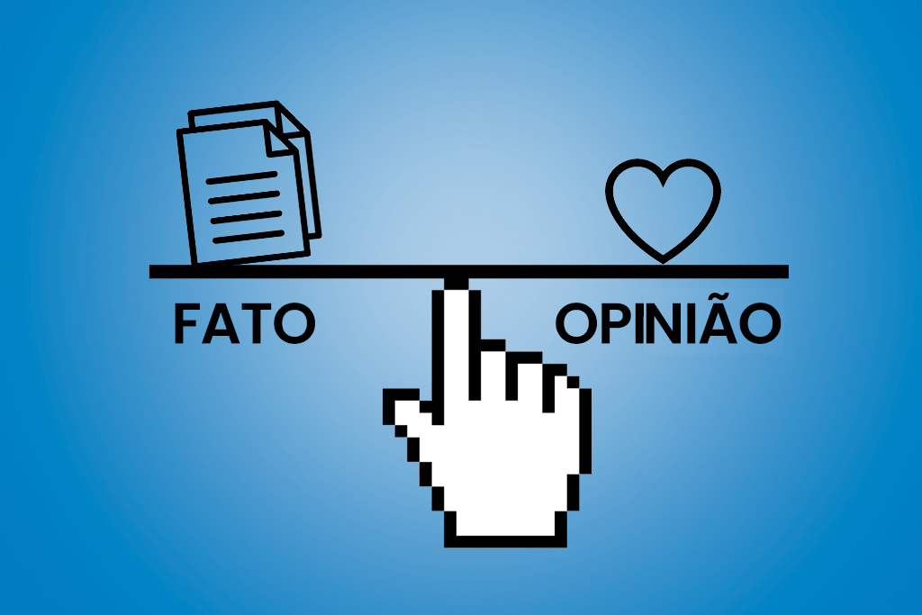opinião x fato